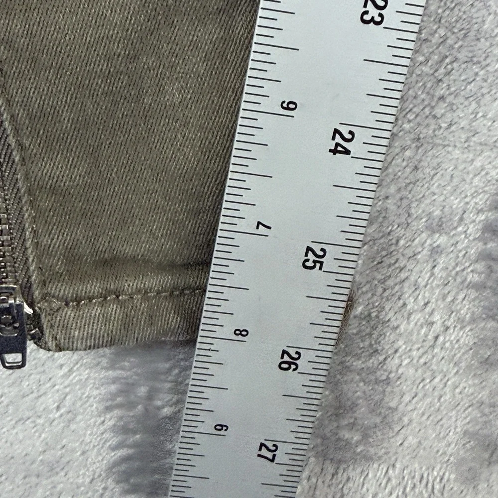 BANANA REPUBLIC Skinny Leg Mid Rise Jeans Women's 26  Stretch‎ Denim zipper leg